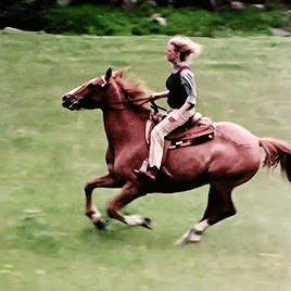 Paul And Linda McCartney With Their Horses