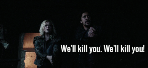 livinladolcevita: the 100 meets interpretation of we’ll kill you by the lonely island