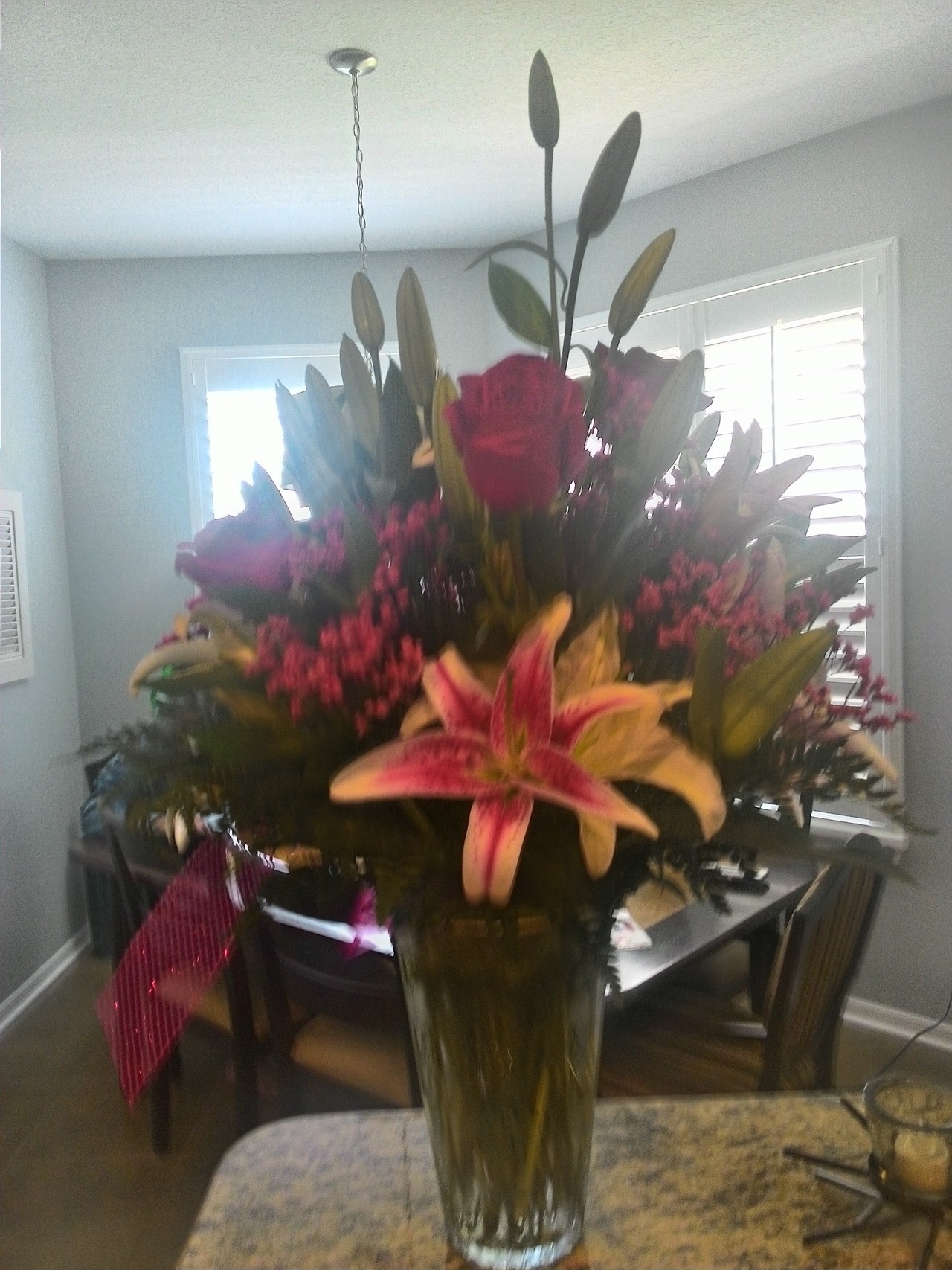 Amazingly gorgeous birthday flowers from my incredible Daddy, @celticknot65. They