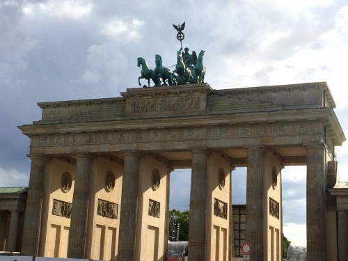 Brandenburg Gate Through The Ages (?) 1. Napoleon Thru The Gate (Deutsches Historisches Museum) 2. Gate