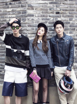 katycafe-blog:  Jo Minho, Nana, Hong Jonghyun - Looktique Magazine 