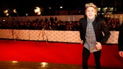 1ddaily-updates:  @bbcmusic: Well someone looks happy to be at the #BBCMusicAwards don’t they @NiallOfficial?!