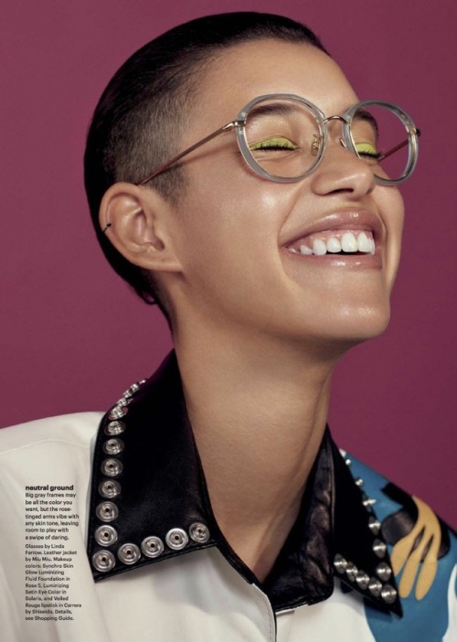 perfectandpoisonous: Looking Glasses: Sharif Hamza for Allure January 2018