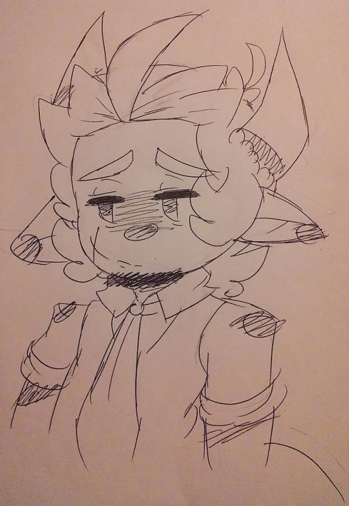 Doodles Of William The Demon. See? He Can Be Cute When He Wants To Fucker Also LOVES His Sweets.