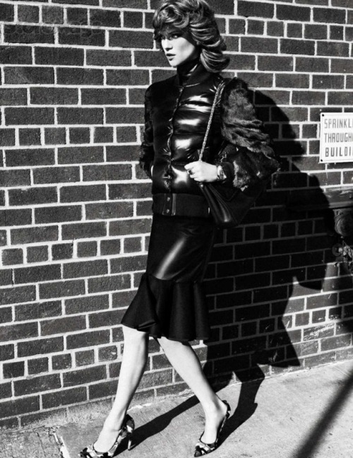 Vogue Spain, Kasia Struss, fashion, bw, pointed toe, Giampaolo Sgura, pumps, major, t, stiletto heel