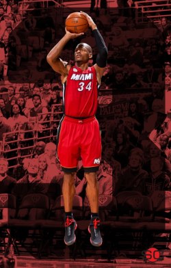 flydef:  Ray Allen hit his 322nd career playoff