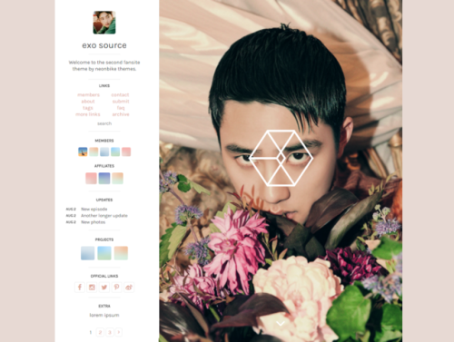 neonbikethemes: Theme 33Preview | Code I wanted to see if I could  make a fansite theme with a 