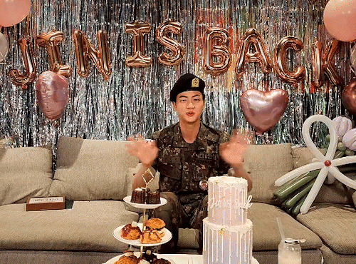WELCOME BACK JIN