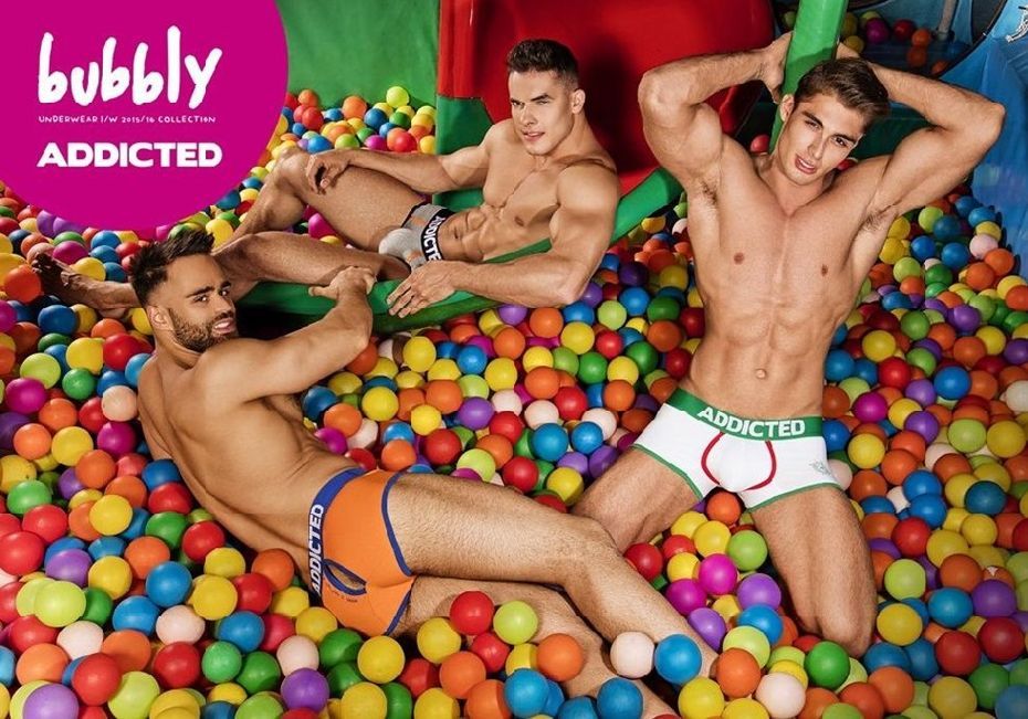   Addicted Underwear: Bubbly Collection  models:   Aleksandr Dorokhov, David Lurs