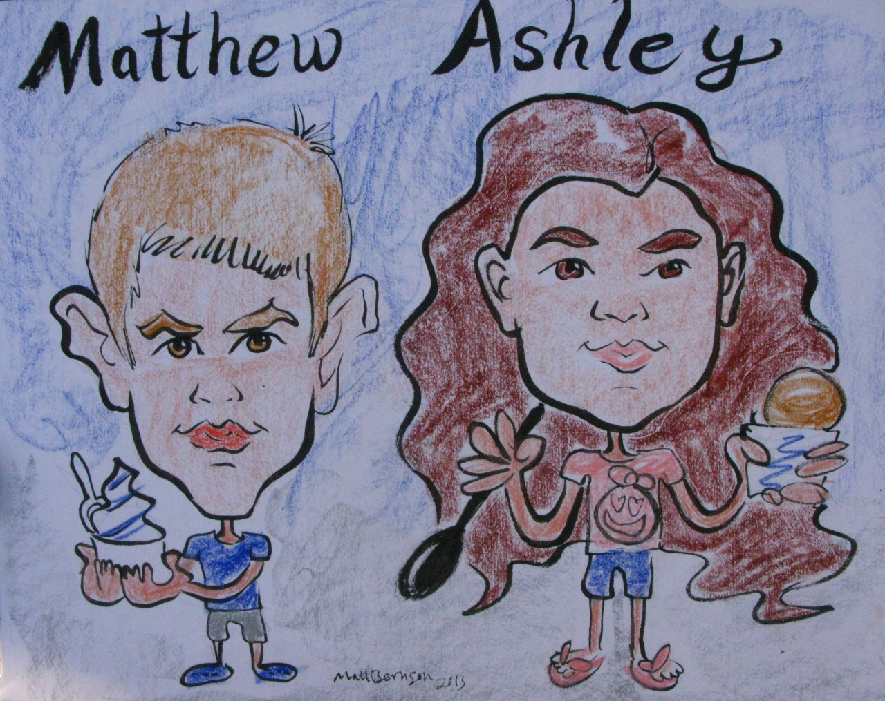 More caricatures from my time at Dairy Delight