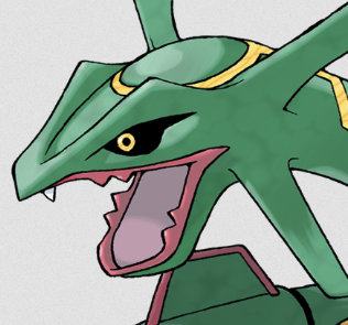 Yoriden on X: It's pretty obvious that this Rayquaza isn't just a