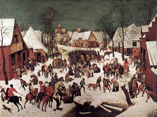 artist-bruegel: The Massacre of the Innocents, 1566, Pieter Bruegel the ElderMedium: oil,panel