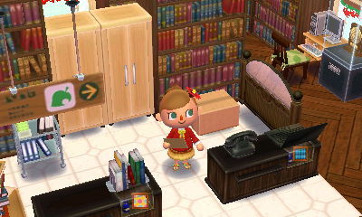 I made a public library for Nate, complete with a tropical garden! HHN code: 0001-5781-975