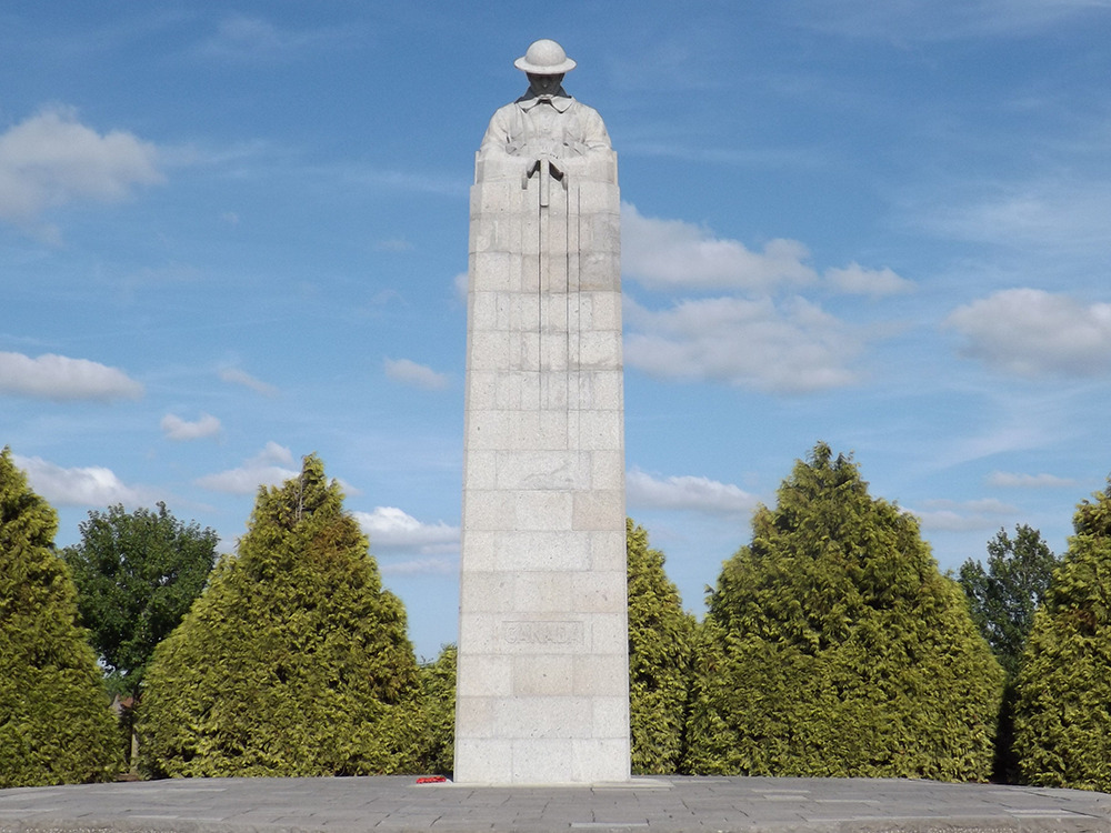 Great War cemeteries and memorials in Flanders“The Brooding Soldier” memorial