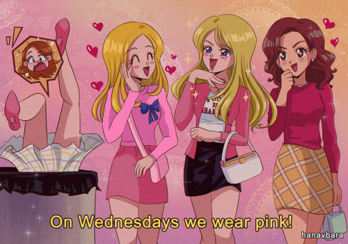 mean girls as anime happy october 3rd!✨