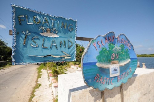 ultrafacts:  Spiral Island is the name of a floating artificial island built in Mexico by British artist Richart “Reishee” Sowa. It was destroyed by hurricane Emily in 2005; a replacement, Joyxee Island, has been open for tours since 2008. Spiral