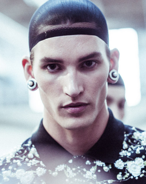  Dominik Bauer by Morgan O’Donovan - Backstage at Givenchy SS15 