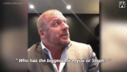 Phlegmaticgoner:  Triple H And His Gigantic .. Office I Would Love To See His Office. 