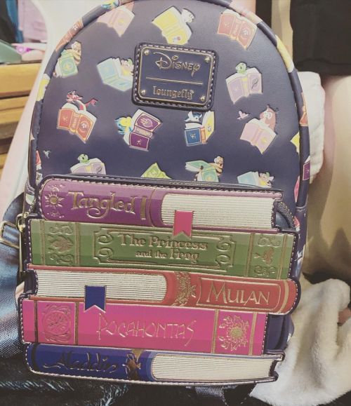 New @loungefly backpack from @booksamillion … did I need it or not? Love #newbag #backpack #d