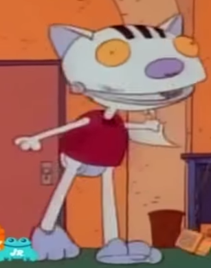 badgyal-k: ishipmyotp:  beaky-peartree:  ukrindian:  devipotato:  oldroots: the robot cat in the opening of rugrats   I trust her   look at her. crop top, pussy out, a real icon   Can you people ever be normal   No 