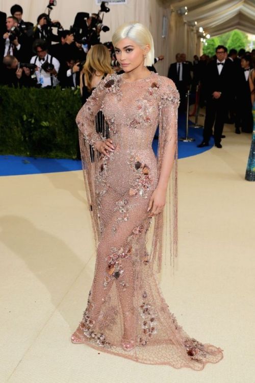 Kylie Jenner in Versace at the Met Gala 2017