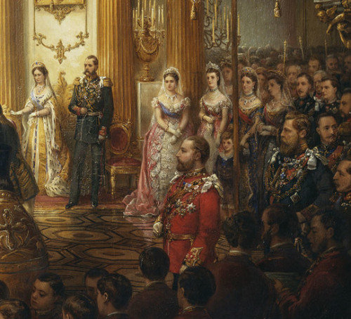 imperial-russia: Wedding of Prince Alfred of the united Kingdom to Grand Duchess Maria Alexandrovna 