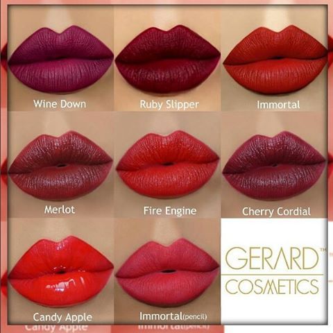 While a bimbo can use many colours of lipstick, red is always striking and perfectly