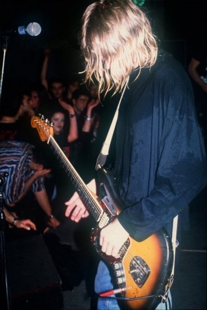 storedeepinsideme:    Nirvana at Kryptonight, Baricella, Italy. November 20, 1991