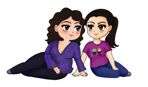 shiraglassman:Clara and Danielle from Knit One Girl Two, in art by @agaricals, @mickeycookies​, and 