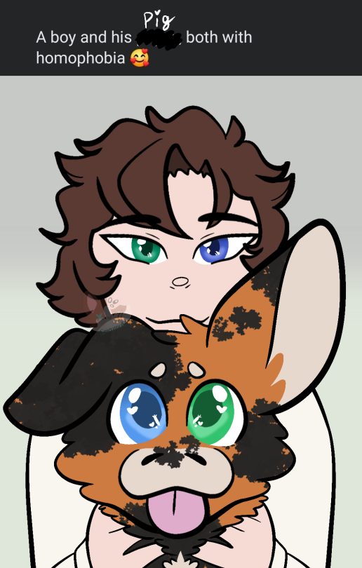 I Told My Friends About How My Interpretations Of Reuben And Jesse Have Heterochromia But Swapped, And