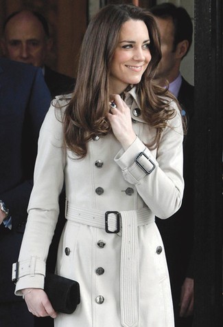 afgewerkt Ik zie je morgen Huh What Catherine Wore — Roundup: Kate Middleton in Burberry Trench Coat