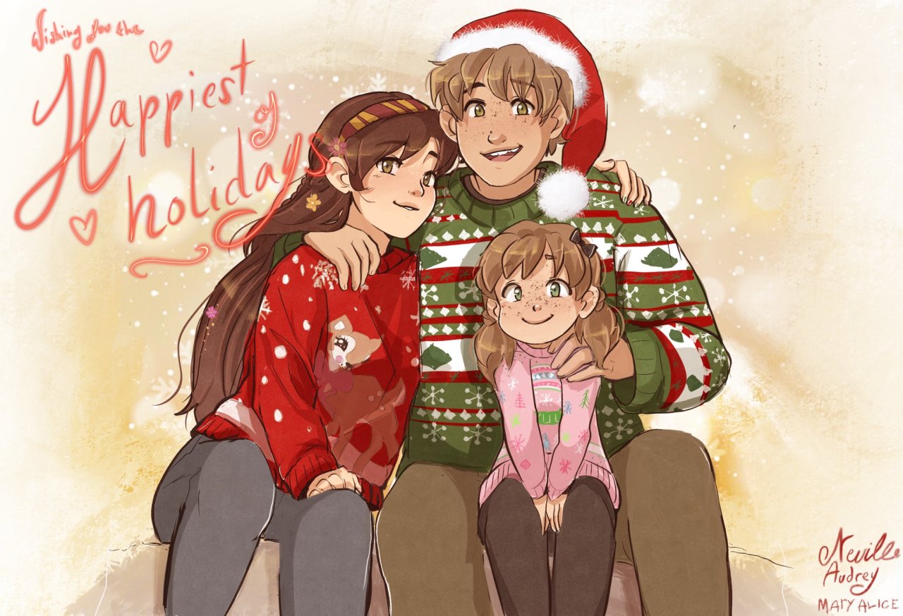 ❤️💚❤️ The Longbottom Family ❤️💚❤️
(Mary Alice is precious 🌸)