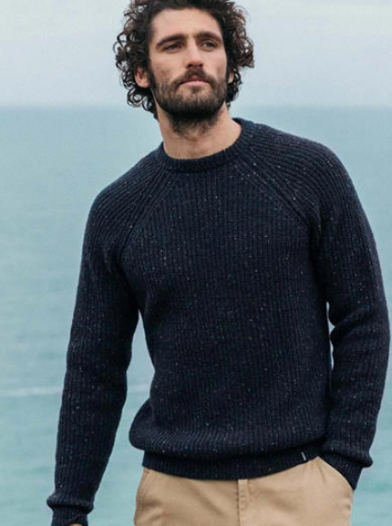 bearded men in knitted things