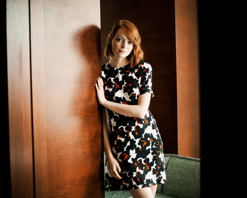 wearyvoices:  Emma Stone photographed by Todd Heisler for The New York Times 