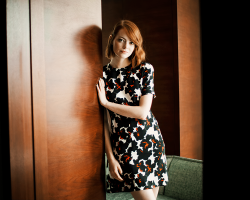 Wearyvoices:  Emma Stone Photographed By Todd Heisler For The New York Times 