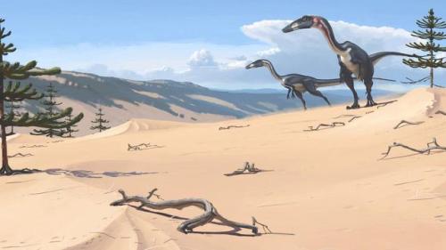 dinosdivinos:(via Some old dinosaur art by Simon Stålenhag - Album on Imgur)