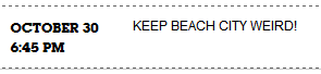 &ldquo;Keep Beach City Weird!&rdquo; is now on the drop-down schedule on