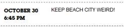 “Keep Beach City Weird!” is now