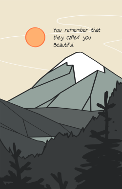 geniusbee: geniusbee:  Mt. St. Helens I’ll have limited copies of this in print at VanCAF17 this weekend, come see me at table D-11!   I hadn’t even realized that it’s the anniversary of the eruption today (May 18, 1980) - I think Mt St Helens