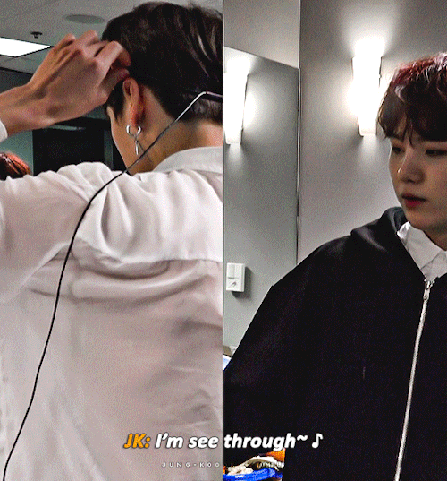 I Will Never Get Over The Way Yoongi Just Froze After Seeing Jungkooks See Through Shirt Lmao