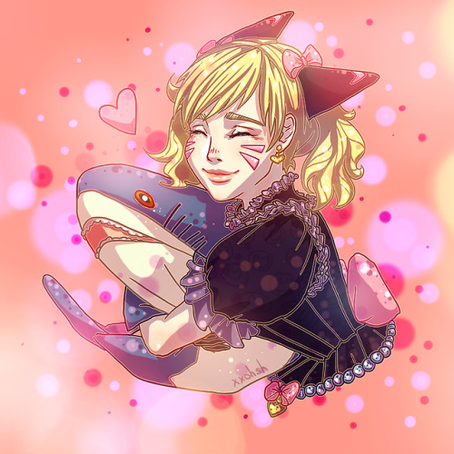 Lil Kitty & Her Big Fish