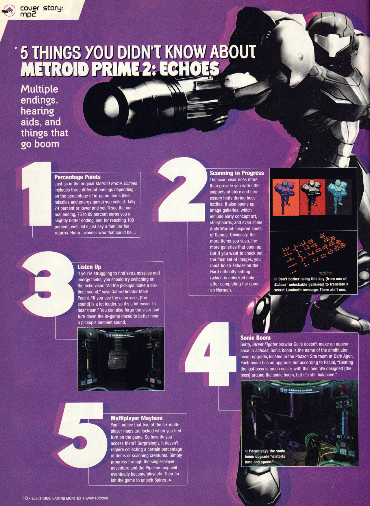 EGM #187
A big feature and interview on Metroid Prime 2: Echoes.