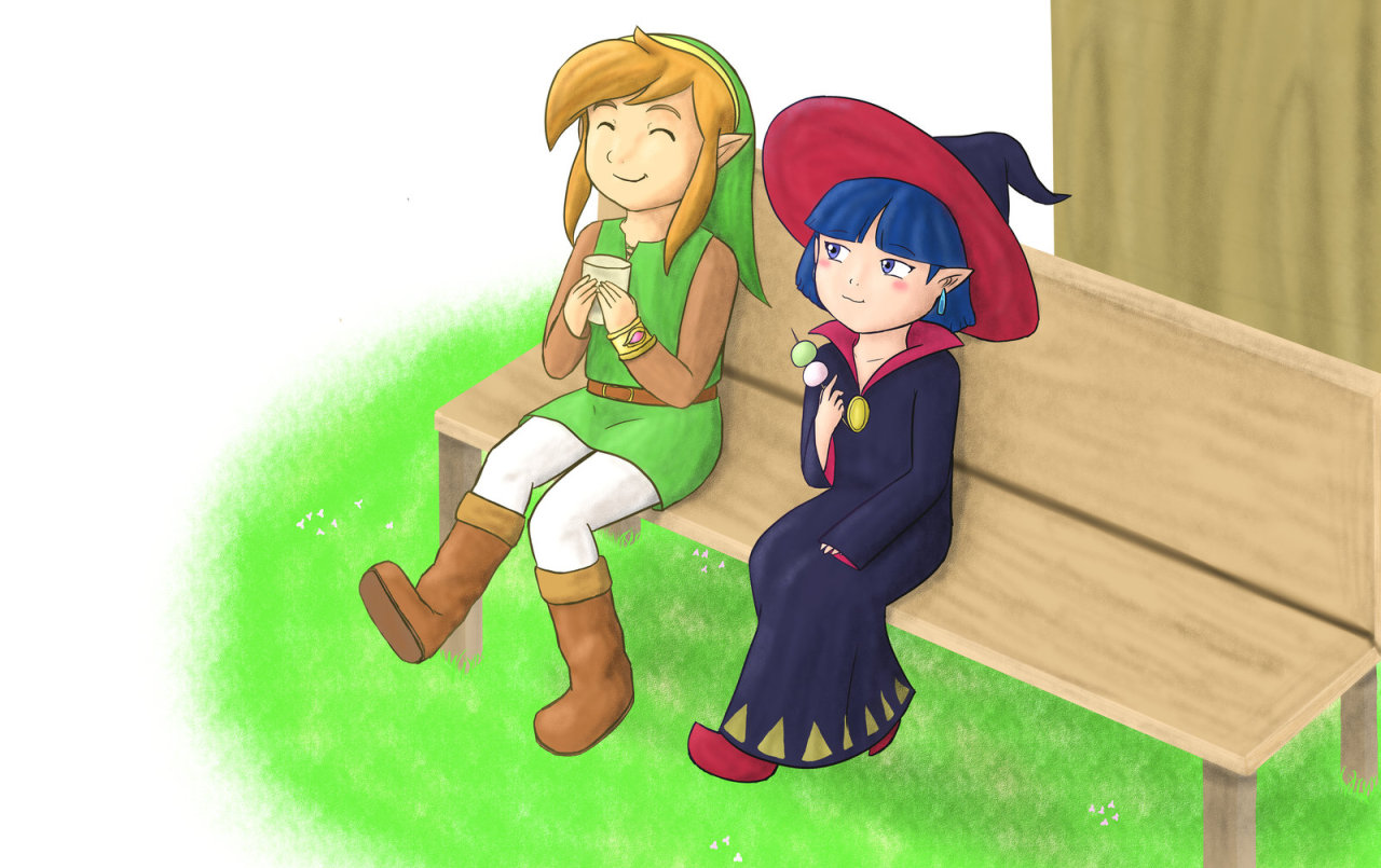 zelda-a-day:  Link and Irene by Beary-Boo