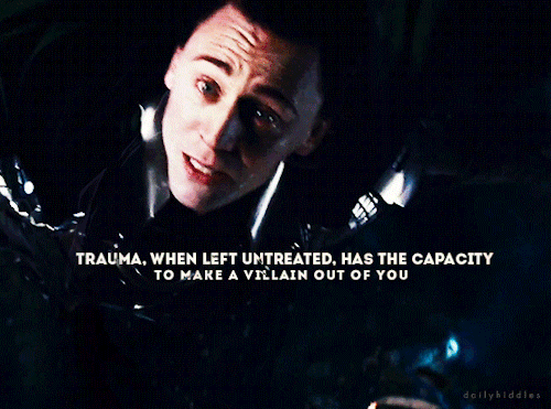 dailyhiddles: “No one understands how little boys become villains without even trying. Trauma,
