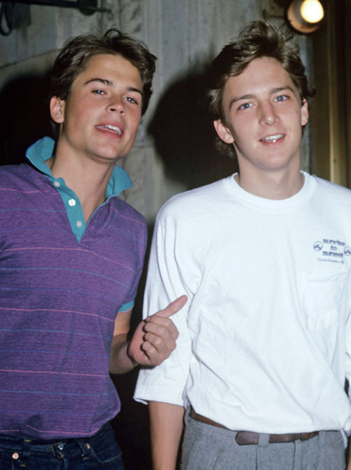 ohmy80s: Rob Lowe & Andrew McCarthy