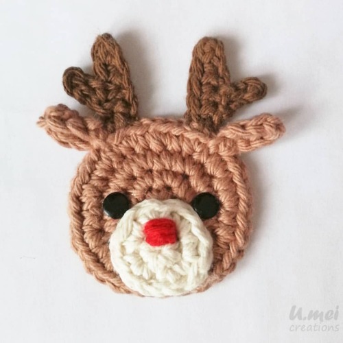 My little Christmas reindeer! Merry Christmas Eve! . . . . . #christmascrochet #crochetreindeer #chr
