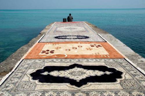 cerceos:  Jalal Sepehr - Water and Persian Rugs, 2004