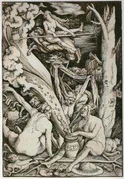 labellefilleart:  Witches Sabbath, Hans Baldung