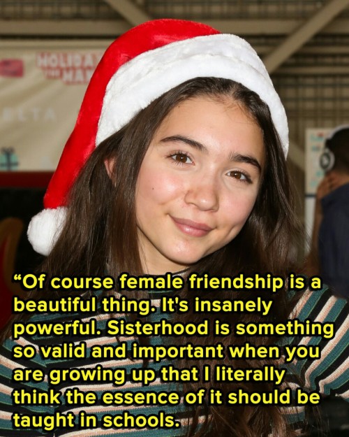 profeminist:fatalfeminist:Rowan Blanchard (part 2)More Rowan Blanchard posts 