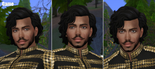 * Morgyn - base game compatible hairstyle for male sims, all LOD’s, all maps, 32 EA swatches+e